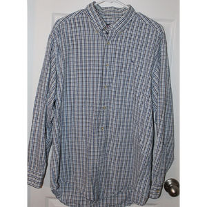 Vineyard Vines Shirt Adult Large White Whale Long Sleeve Button Up